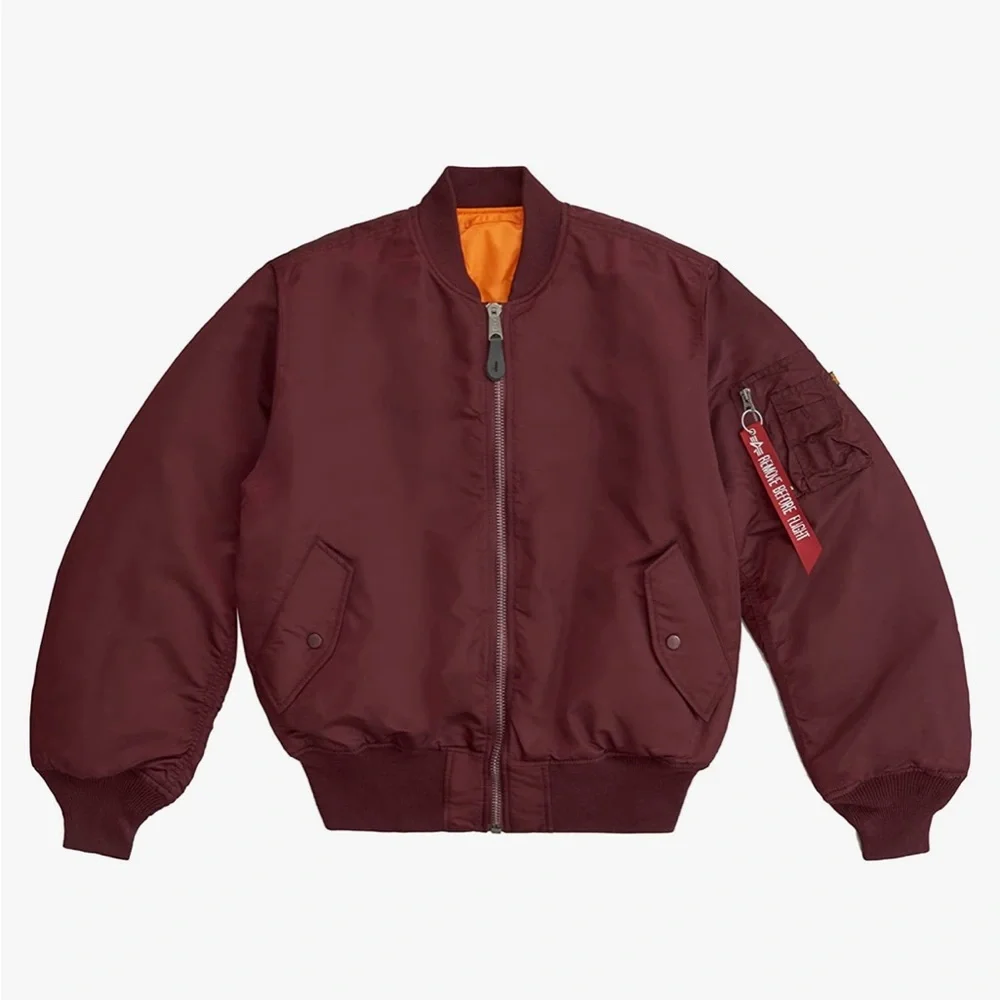 NEW!! Unisex Alpha Industries MA-1 Flight Bomber Jacket - Picture 2 of 6